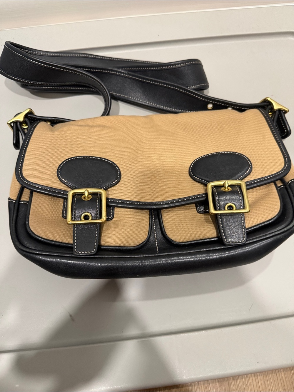 Vintage Coach Cargo Crossbody